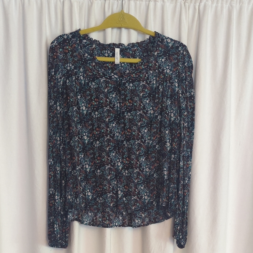 Gentle Fawn Navy Floral Blouse